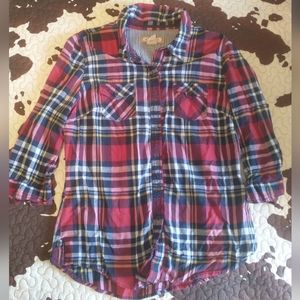 Plaid button up